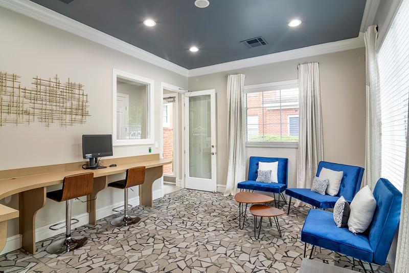 Business Center | Our resident business center includes high speed internet and free printing.