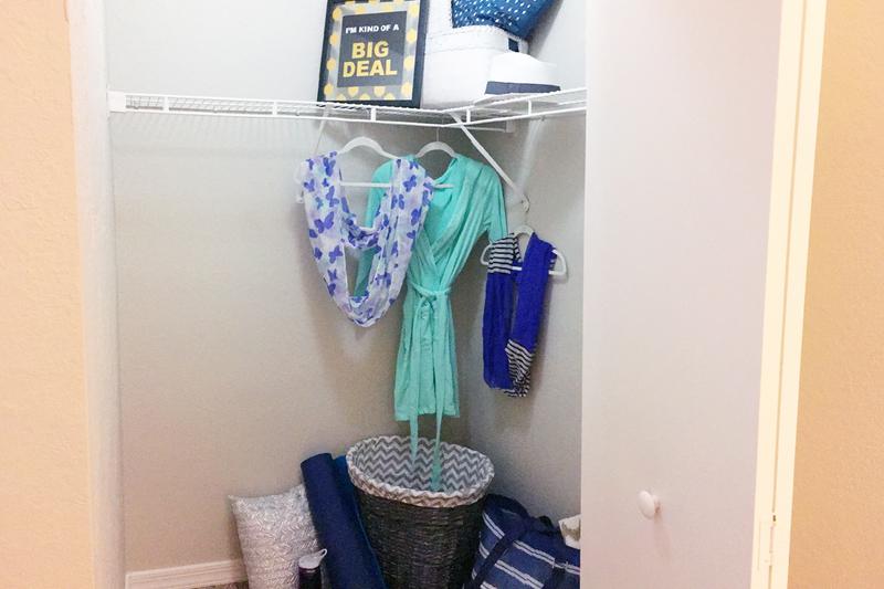 Walk-In Closet | Spacious walk-in closets with built-in organizers.