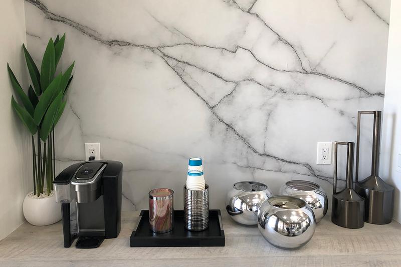 Complimentary Coffee Bar | Grab a cup of complimentary coffee at our coffee bar.