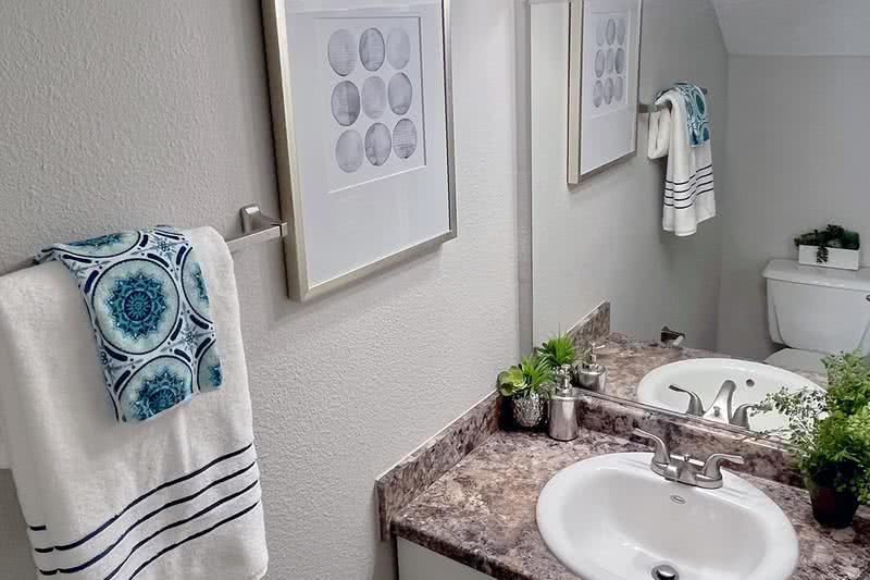 Half Bath | Select floor plans feature a half bath.
