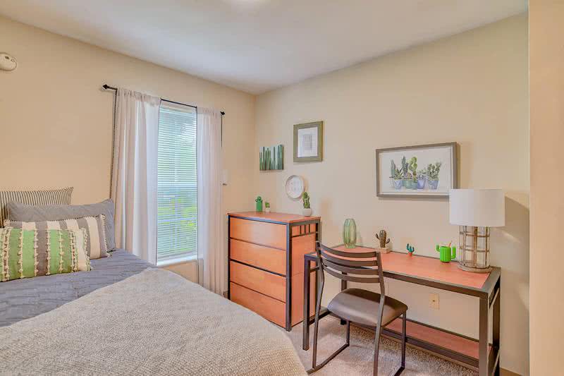 Bedroom | Spacious bedrooms feature plush carpeting, spacious closets and an en-suite.