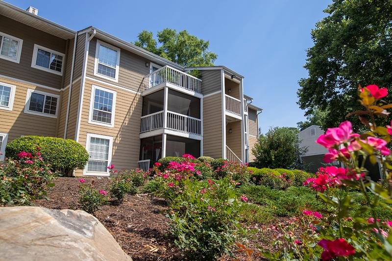 Screened-In Patios | Our Atlanta luxury apartments feature screened-in patios.