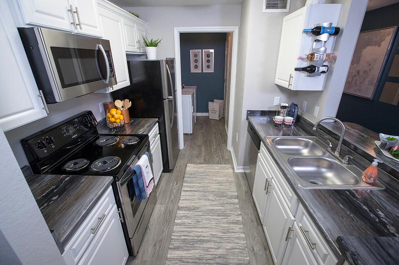 Fully Applianced Kitchen | Equipped with all the appliances you need, our open kitchens will bring the chef out in anyone.