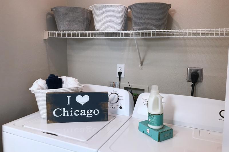 Washer & Dryer Included | Full size washer & dryer appliances are included in your apartment home.