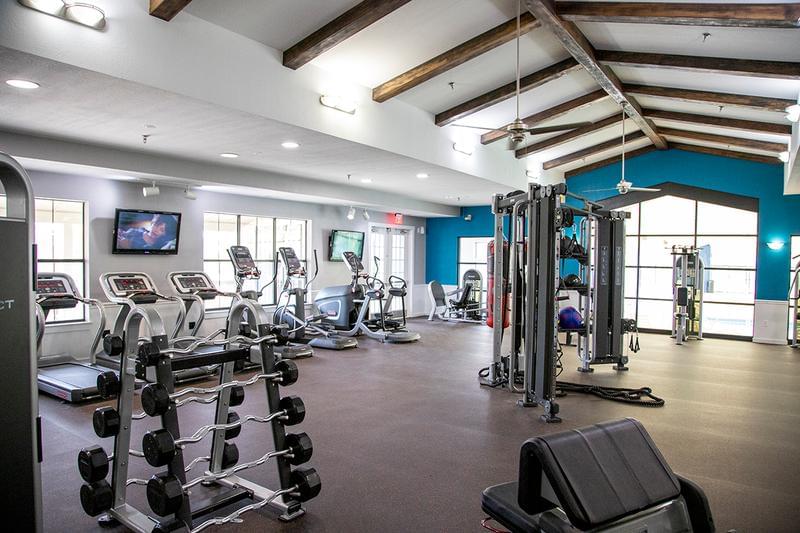 Cardio and Weight Training Equipment | Our fitness centers feature all the cardio and weight training equipment you could ask for.