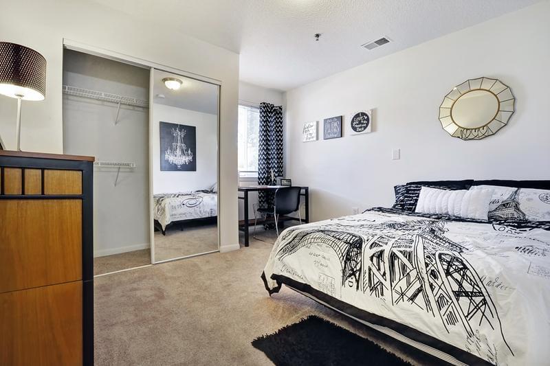 Closets with Built-In Organizers | Each bedroom features a spacious closet with built-in organizers.