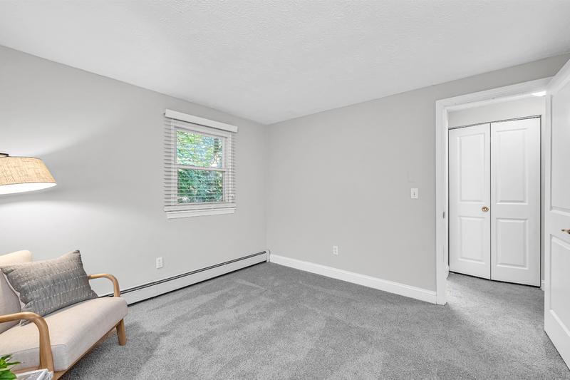 The Willow Bedroom | Bedrooms feature plush carpeting.