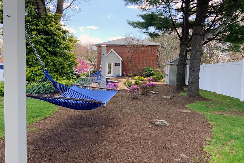 Hammock Garden | Relax after a long day at our hammock garden.