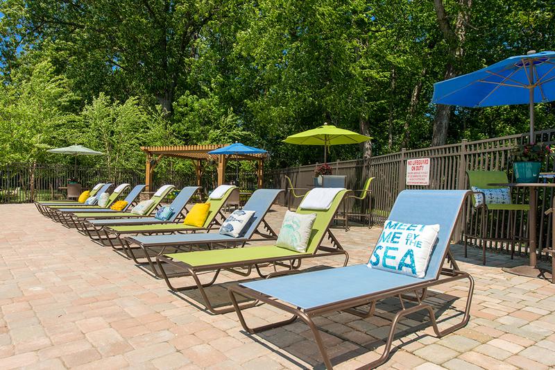 Poolside Loungers | Kick back & relax in our brand new pool loungers on our expansive sundeck.