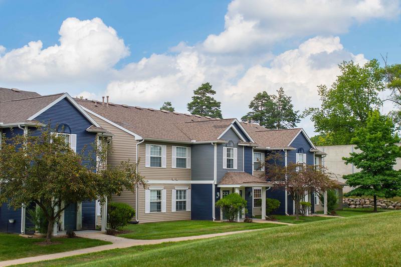 Building Exterior | You'll be welcomed home with freshly painted buildings.