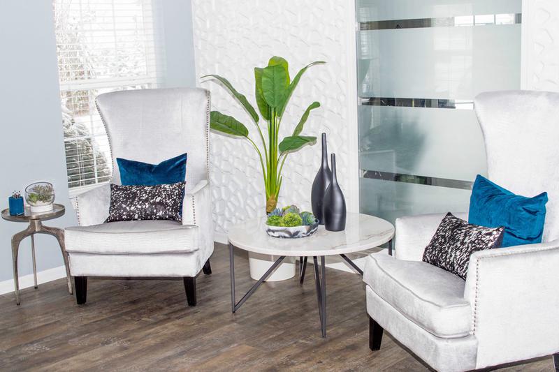 Clubhouse Seating | Have a seat in the resident clubhouse and enjoy a cup of complimentary coffee.