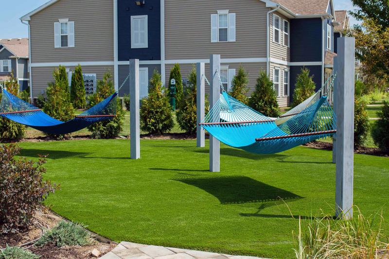 Hammock Garden | Soak in the sun from one of our hammocks in our hammock garden.