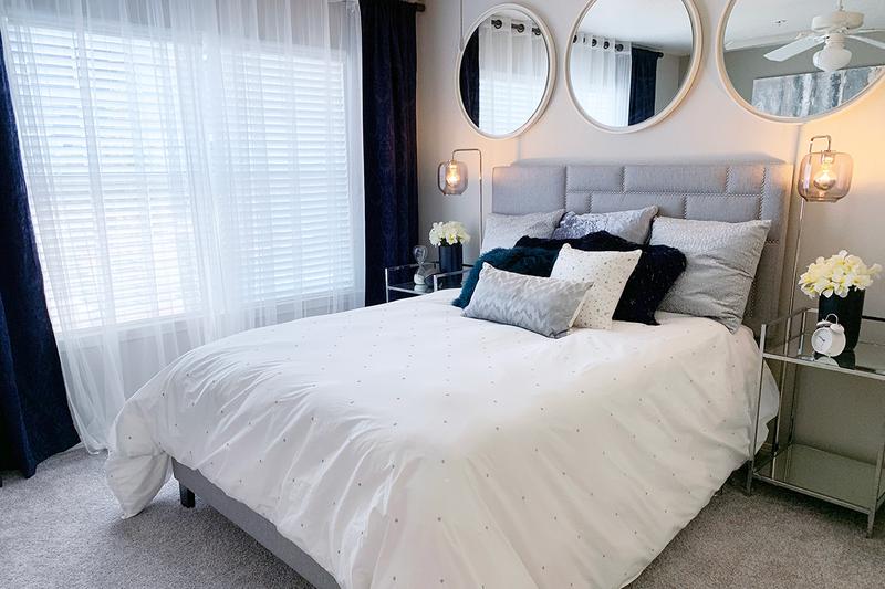 Master Bedroom | Master bedrooms featuring walk-in closets with built-in organizers and a master bathroom.
