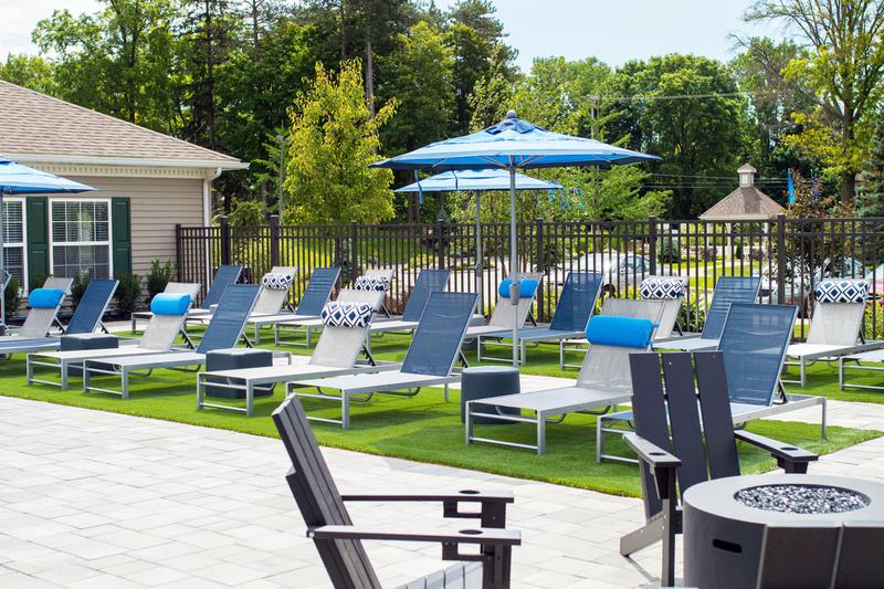 Expansive Sundeck | Lay out on our expansive sundeck or sit by our fire pit.