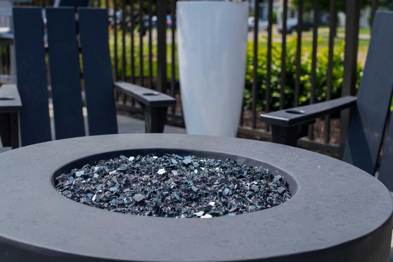 Fire Pit Coming Soon | Warm up by our fire pit. (Coming soon)