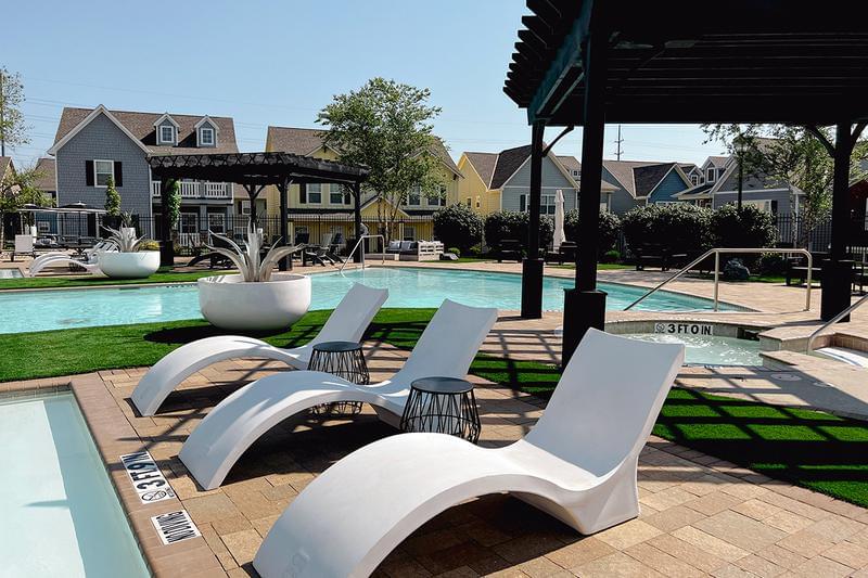 Poolside Loungers | Lay out and soak in the sun from one of our poolside loungers.