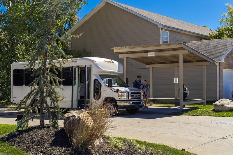 Shuttle Service from Your Home to School | We offer a convenient shuttle service to and from our community and The University.