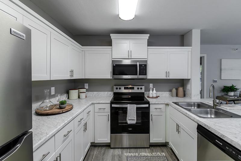 Stainless Steel Appliances | All kitchens feature stainless steel appliances.