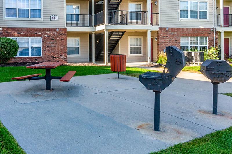 BBQ Picnic Area | Have a cook out at our BBQ picnic area, featuring charcoal grills.