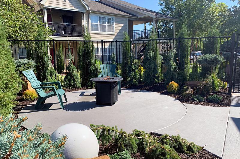 Fire Pit | Warm up by our community fire pit.
