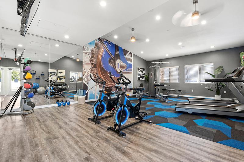 State-of-the-Art Fitness Center | Our state-of-the-art fitness center featuring all the cardio and weight training equipment you need for a full body workout.