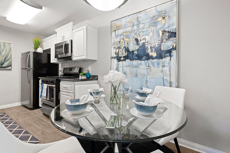 Separate Dining Area | Enjoy the ease and comfort of being able to dine in your own dining space with easy access to your chef-style kitchen!