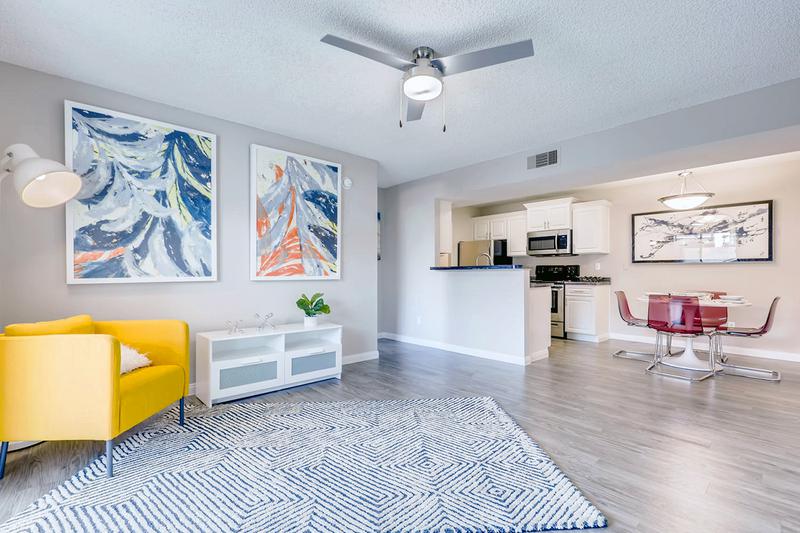 Open Floor Plans | You'll love our spacious, open floor plans featuring a separate dining area.