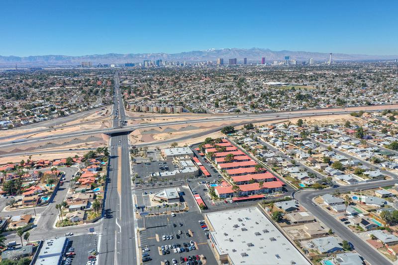 Great Las Vegas Location | V Lane Apartments on Tropicana is an ideal Las Vegas location for just about anyone, close to I-515 and only 10 minutes to the strip.