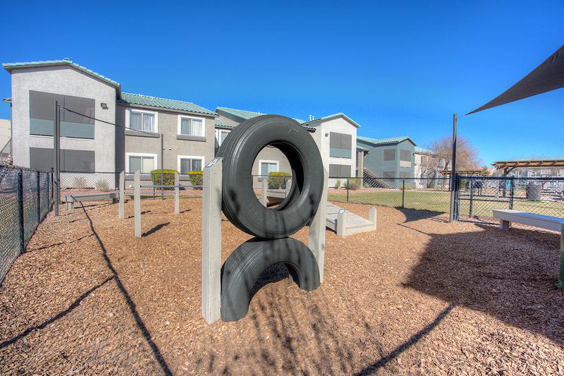 Agility Equipment | Our off-leash dog park features plenty of agility equipment so your pup can get in some exercise.