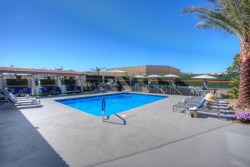 Expansive Sundeck | Lay out and relax on our expansive sundeck with plenty of loungers and tables.