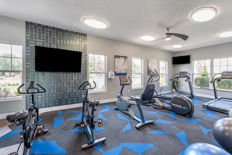 Newly Renovated Fitness Center | Get fit in our newly renovated fitness center featuring cardio and weight training equipment.