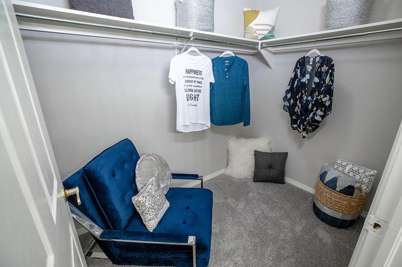 Walk-In Closet | Walk-in closets featured in master bedrooms for all your needs.