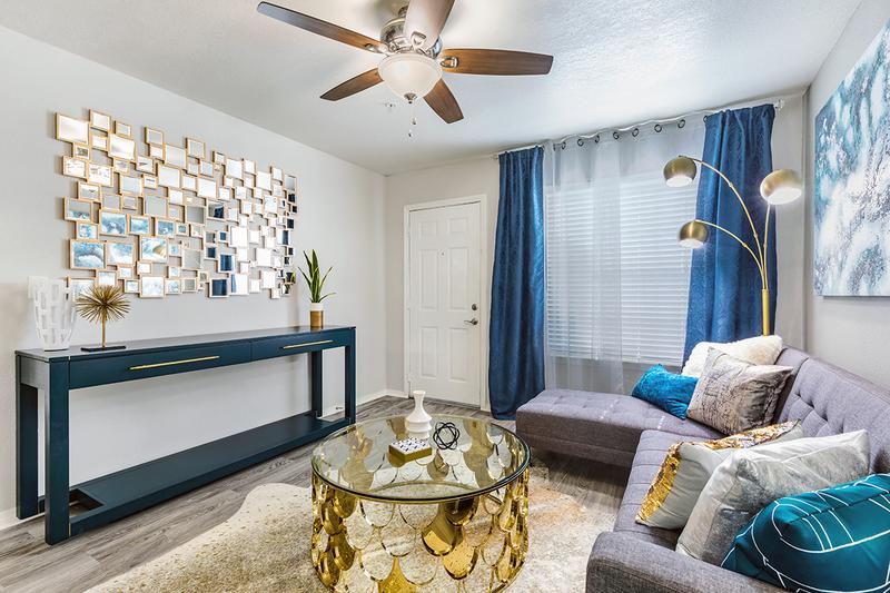 Spacious Living Rooms | Enjoy our modern upgrades throughout the apartment home.