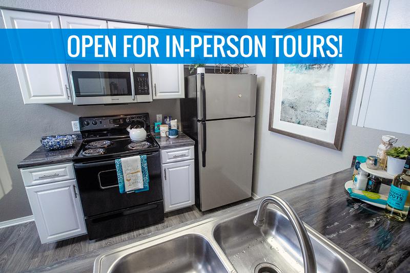 Renovated Kitchens | We are excited to offer in-person tours while following social distancing and we encourage all visitors to wear a face covering.