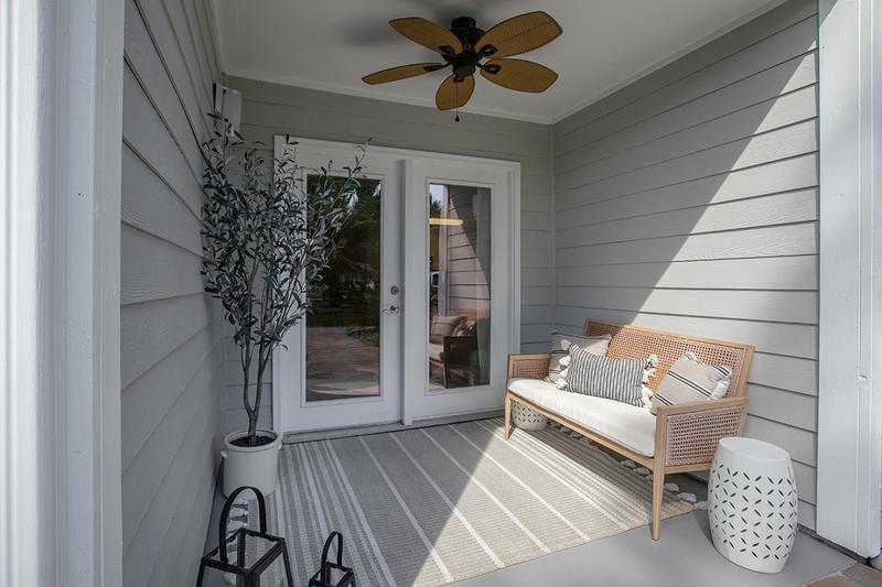 Private Patio | Enjoy the convenience of having your very own private screened in patio.