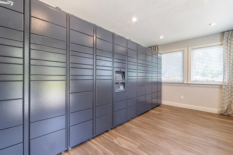 Amazon HUB Package Lockers | Shared Amazon HUB Package Lockers located at Sister Community
