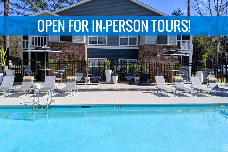 Resort-Style Pool | Take a dip in our resort-style pool with expansive sundeck. We are excited to offer in-person tours while following social distancing and we encourage all visitors to wear a face covering.