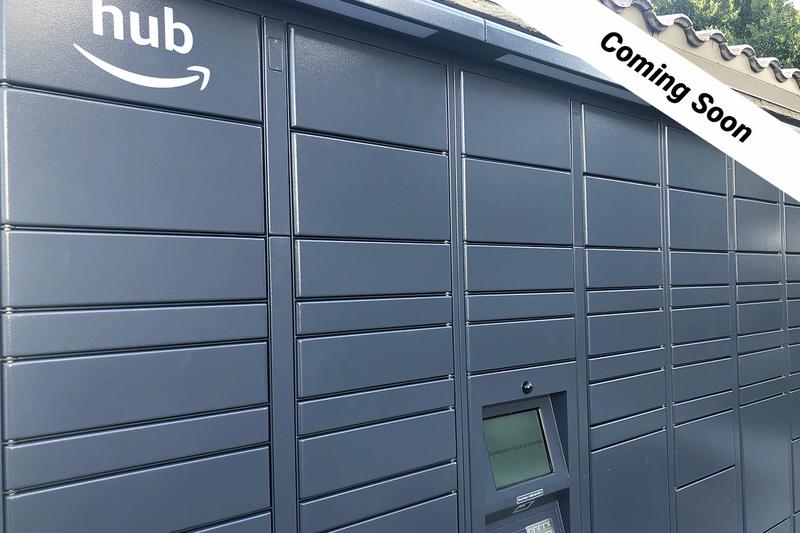 Amazon HUB Package Lockers | Retrieving your amazon packages just got easier with our Amazon hub package lockers! (Coming Soon)