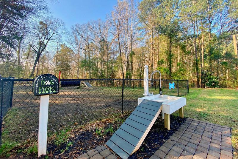 Dog Wash | Our dog park even features a dog wash for your convenience!