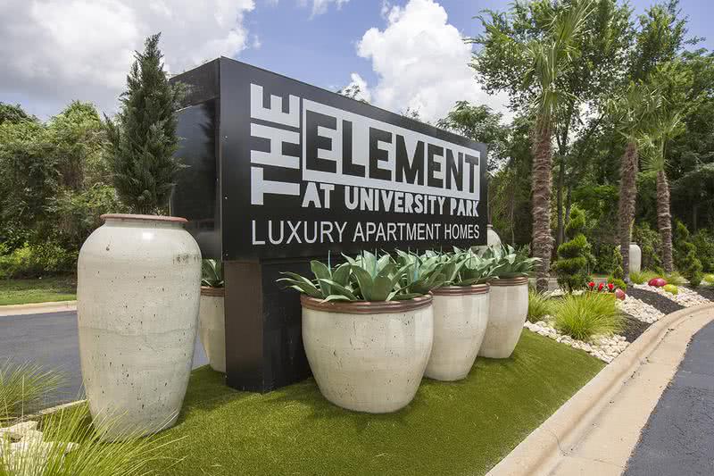 Entrance | Welcome home to The Element at University Park, our friendly staff is waiting to help you find your next home!