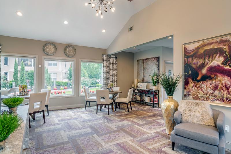 Clubhouse Interior | Have a seat in our clubhouse and enjoy a cup of coffee.