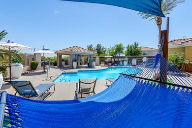 Hammock Garden | Lay out and soak in the sun at our poolside hammock garden.