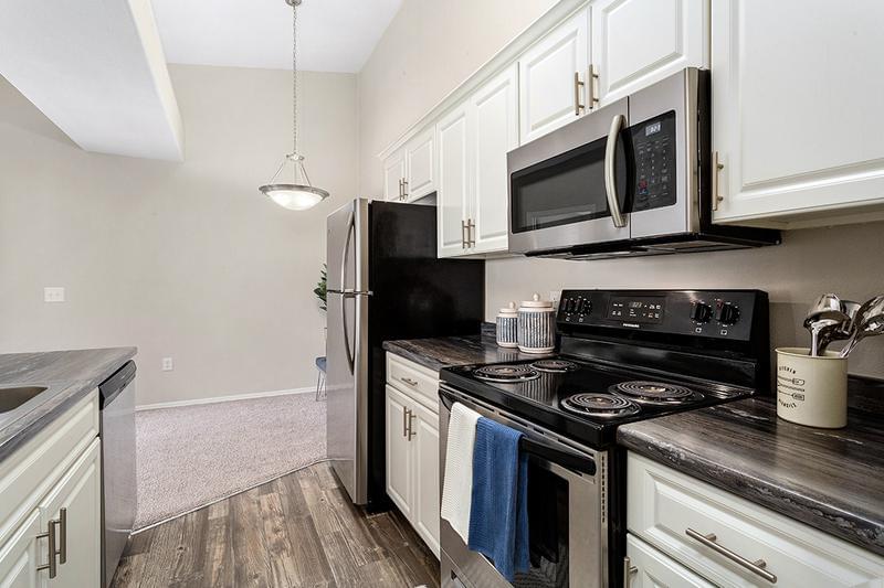 Stainless Steel Appliances | Updated kitchens feature stainless steel appliances.