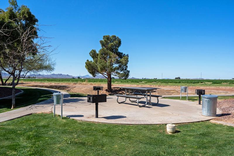 Picnic Area | Have a cookout at our picnic area featuring gas grills.