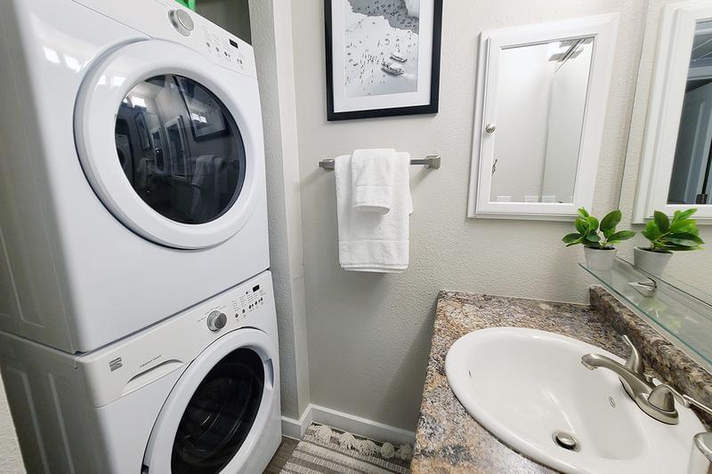 Laundry | Washer and dryer appliances are included in your apartment home!