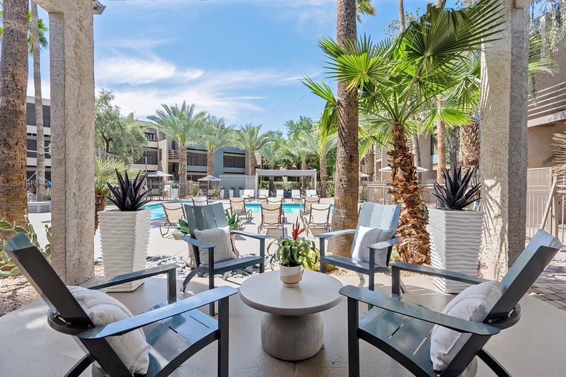 Poolside Seating | There is plenty poolside seating on our sundeck.