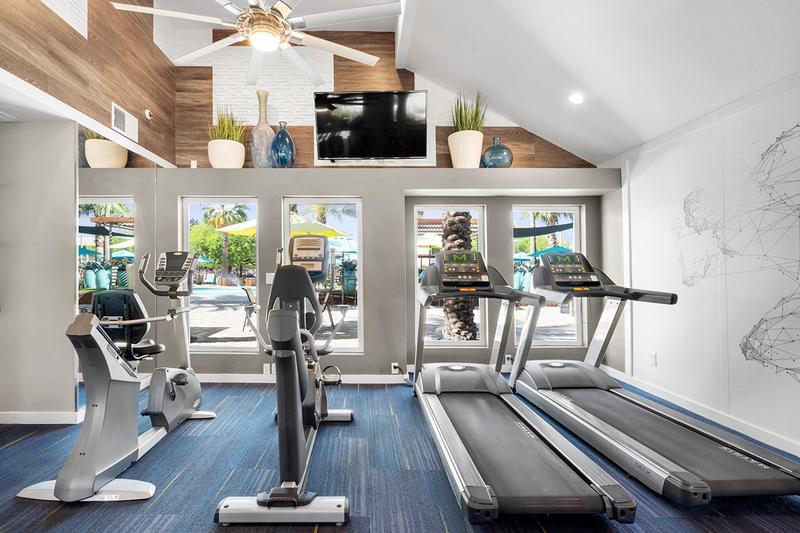Cardio Equipment | Our Fitness Center features state-of-the-art cardio equipment.