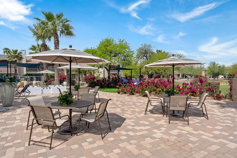 Poolside Seating | Hang out poolside with friends and family and enjoy the Arizona sun!