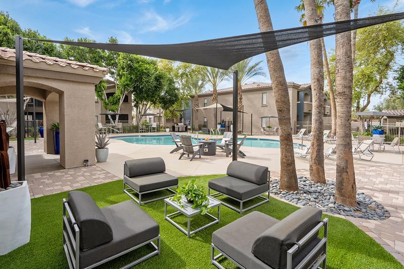 Poolside Seating | Relax poolside in one of our many luxurious seating areas.