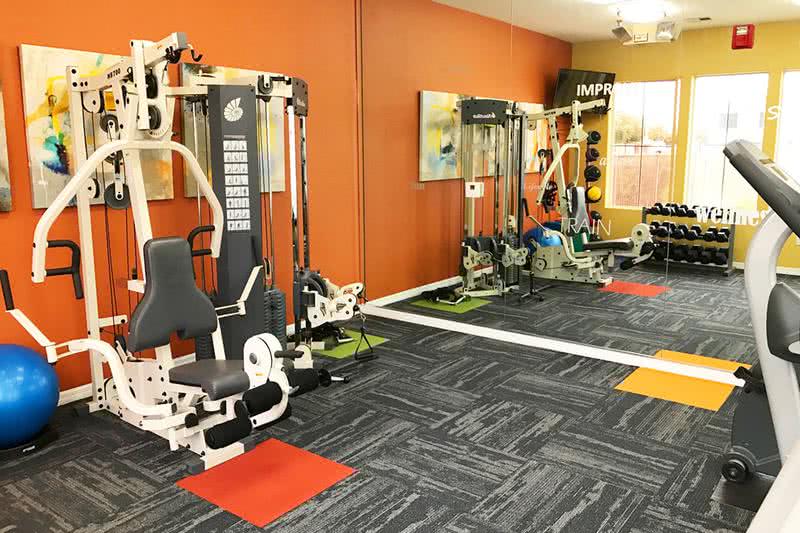 Fitness Center | Get an invigorating workout at our resident fitness center.